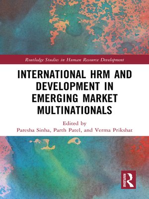 cover image of International HRM and Development in Emerging Market Multinationals